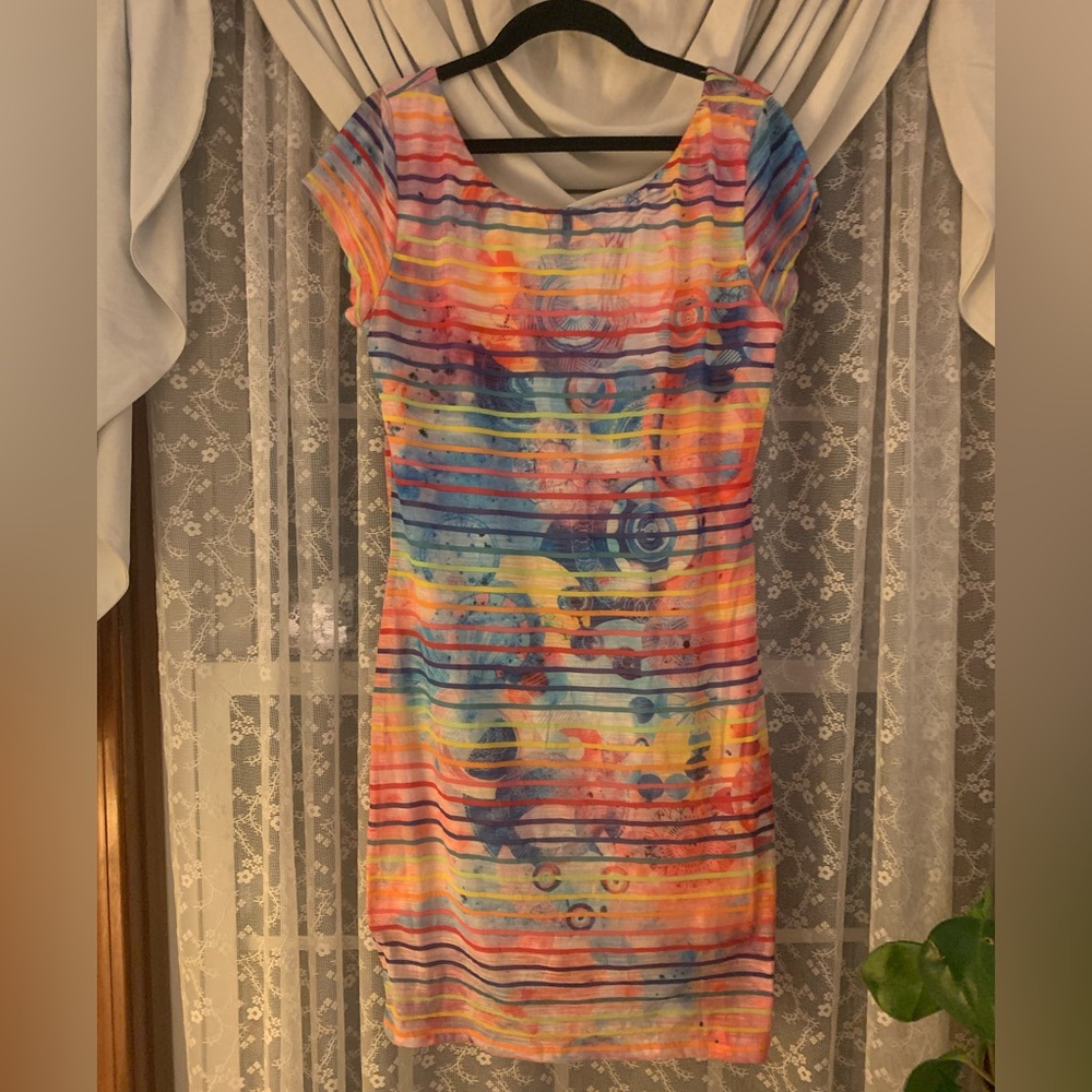 Desgiual Colorful Striped Dress